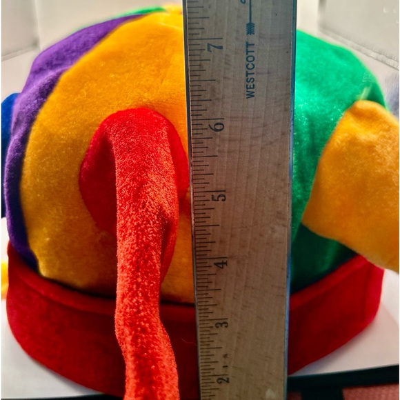 Halloween Party Hat Court Jester w/ Flashing Lights Red Yellow Blue Green - Picture 6 of 8